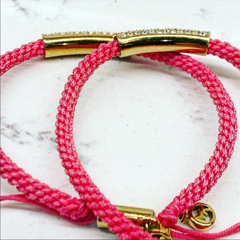 Michael Kors Crystal Macrame Friendship Bracelet - Picture 9 of 10